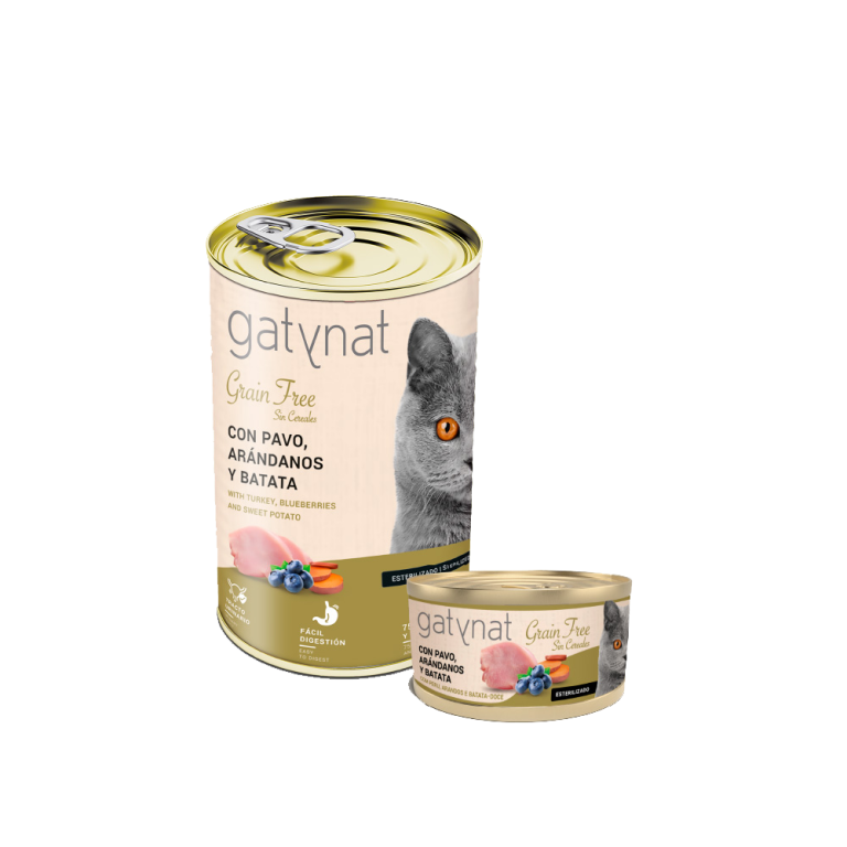 Gatynat Grain Free Pavo, Ar谩ndanos y Batata